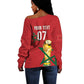 Morocco Football WC2026 Custom Off Shoulder Sweater Atlas Lions - Conquer The World - African Pride