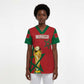 Morocco Football WC2026 Custom Scrub Top Atlas Lions - Conquer The World - African Pride