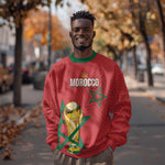 Morocco Football WC2026 Custom Sweatshirt Atlas Lions - Conquer The World - African Pride