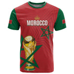 Morocco Football WC2026 Custom T shirt Atlas Lions - Conquer The World - African Pride