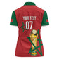 Morocco Football WC2026 Custom Women Polo Shirt Atlas Lions - Conquer The World - African Pride