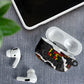 Juneteenth Freedom Day Grunge Ethnic Motif AirPods Case Black History