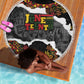 Juneteenth Freedom Day Grunge Ethnic Motif Beach Blanket Black History