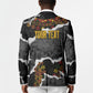 Juneteenth Freedom Day Personalized Grunge Ethnic Motif Blazer Black History