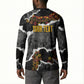 Juneteenth Freedom Day Personalized Grunge Ethnic Motif Button Sweatshirt Black History