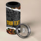Juneteenth Freedom Day Personalized Grunge Ethnic Motif 4 in 1 Can Cooler Tumbler Black History