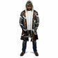 Juneteenth Freedom Day Personalized Grunge Ethnic Motif Cloak Black History