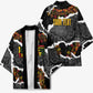 Juneteenth Freedom Day Personalized Grunge Ethnic Motif Kimono Black History