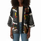 Juneteenth Freedom Day Personalized Grunge Ethnic Motif Kimono Black History