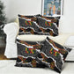 Juneteenth Freedom Day Grunge Ethnic Motif Pillow Cover Black History