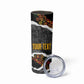 Juneteenth Freedom Day Personalized Grunge Ethnic Motif Skinny Tumbler Black History