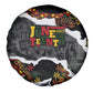 Juneteenth Freedom Day Grunge Ethnic Motif Spare Tire Cover Black History