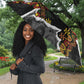 Juneteenth Freedom Day Grunge Ethnic Motif Umbrella Black History