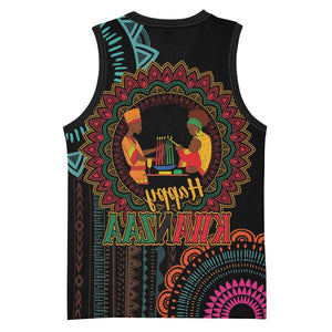 Africa Happy Kwanzaa Basketball Jersey Nguzo Saba - African Pride