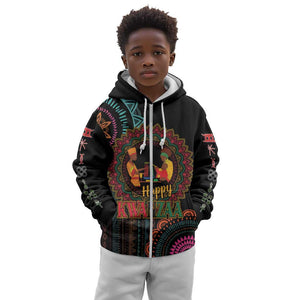 Africa Happy Kwanzaa Kid Hoodie Nguzo Saba