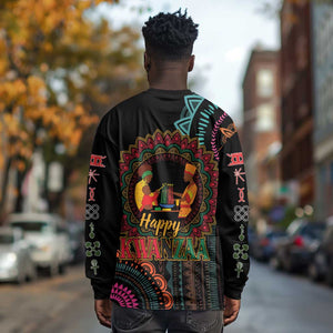 Africa Happy Kwanzaa Long Sleeve Shirt Nguzo Saba