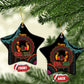 Happy Kwanzaa African Ceramic Ornament Mandala Mix Nguzo Saba LT7