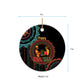 Happy Kwanzaa African Ceramic Ornament Mandala Mix Nguzo Saba LT7