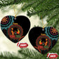 Happy Kwanzaa African Ceramic Ornament Mandala Mix Nguzo Saba LT7