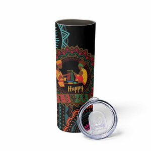 Africa Happy Kwanzaa Skinny Tumbler Nguzo Saba