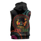 Africa Happy Kwanzaa Sleeveless Zip Hoodie Nguzo Saba - African Pride