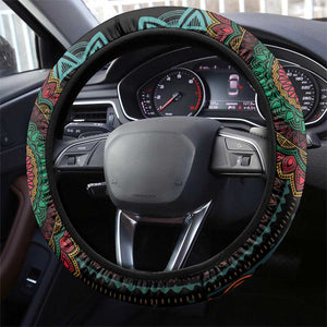 Africa Happy Kwanzaa Steering Wheel Cover Nguzo Saba