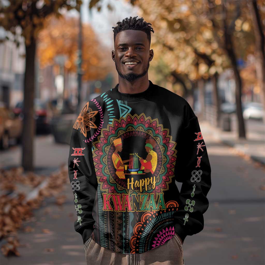 Africa Happy Kwanzaa Sweatshirt Nguzo Saba