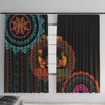 Africa Happy Kwanzaa Window Curtain Nguzo Saba