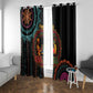 Africa Happy Kwanzaa Window Curtain Nguzo Saba