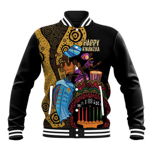 Africa Happy Kwanzaa Baseball Jacket Tribal Dance