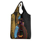 Africa Happy Kwanzaa Grocery Bag Tribal Dance