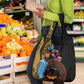 Africa Happy Kwanzaa Grocery Bag Tribal Dance