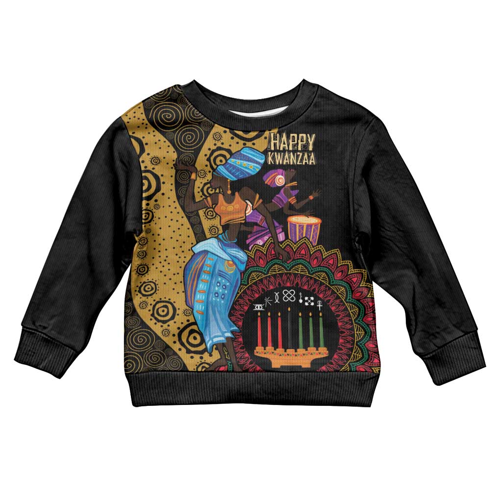 Happy Kwanzaa African Kid Ugly Christmas Sweater Tribal Dance