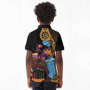 Africa Happy Kwanzaa Kid Polo Shirt Tribal Dance