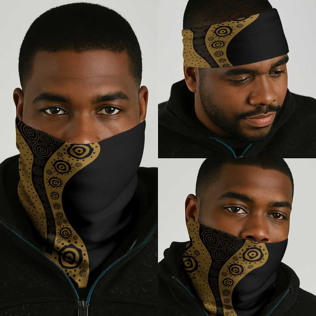 Africa Happy Kwanzaa Neck Gaiter Tribal Dance - African Pride