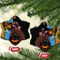Happy Kwanzaa African Ceramic Ornament Tribal Dance LT7