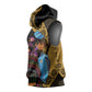 Africa Happy Kwanzaa Sleeveless Hoodie Tribal Dance - African Pride