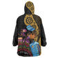 Africa Happy Kwanzaa Wearable Blanket Hoodie Tribal Dance