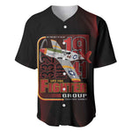 Tuskegee Airmen 332nd Fighter Group Baseball Jersey Spit Fire LT7