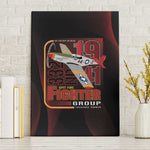 Tuskegee Airmen 332nd Fighter Group Canvas Wall Art Spit Fire - African Pride