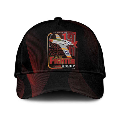 Tuskegee Airmen 332nd Fighter Group Classic Cap WWII African American Heroes Spit Fire - African Pride
