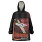 Tuskegee Airmen 332nd Fighter Group Kid Wearable Blanket Hoodie Spit Fire - African Pride
