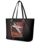 Tuskegee Airmen 332nd Fighter Group Leather Tote Bag Spit Fire - African Pride