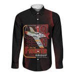 Tuskegee Airmen 332nd Fighter Group Long Sleeve Button Shirt Spit Fire - African Pride