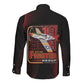 Tuskegee Airmen 332nd Fighter Group Long Sleeve Button Shirt Spit Fire - African Pride