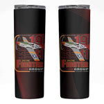 Tuskegee Airmen 332nd Fighter Group Skinny Tumbler Spit Fire - African Pride