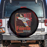 Tuskegee Airmen 332nd Fighter Group Spare Tire Cover Spit Fire - African Pride