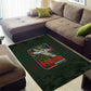 Tuskegee Airmen Camo Moss Green Area Rug 332nd Spit Fire - African Pride
