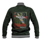 Tuskegee Airmen Camo Moss Green Baseball Jacket 332nd Spit Fire - African Pride