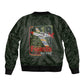 Tuskegee Airmen Camo Moss Green Bomber Jacket 332nd Spit Fire - African Pride